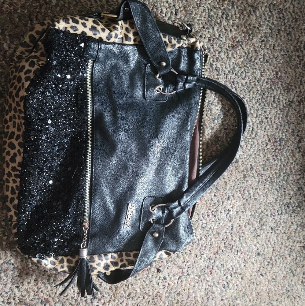 Cheetah print purse